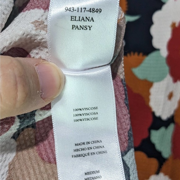 Rails Floral Midi Dress - Red, Black, White - Picture 11 of 11